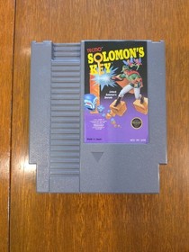 Solomon's Key Nintendo 1987 Complete CIB,  Tested Works Vintage NES