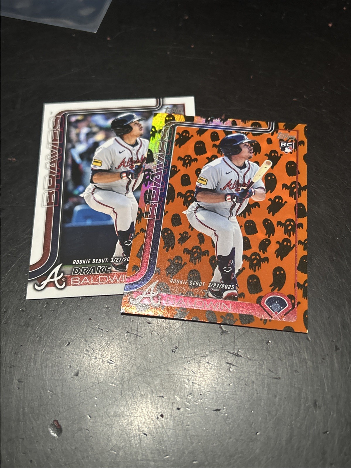2025 Topps Update Drake Baldwin Debut Rookie RC Holiday Ghost #US113 Braves Base
