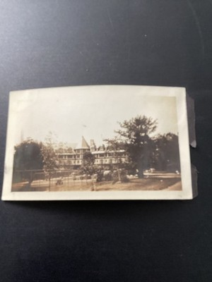 OLD REAL PHOTOGRAPH OF ALGONQUIN HOTEL IN ST.ANREWS NEW BRUNSWICK CANADA