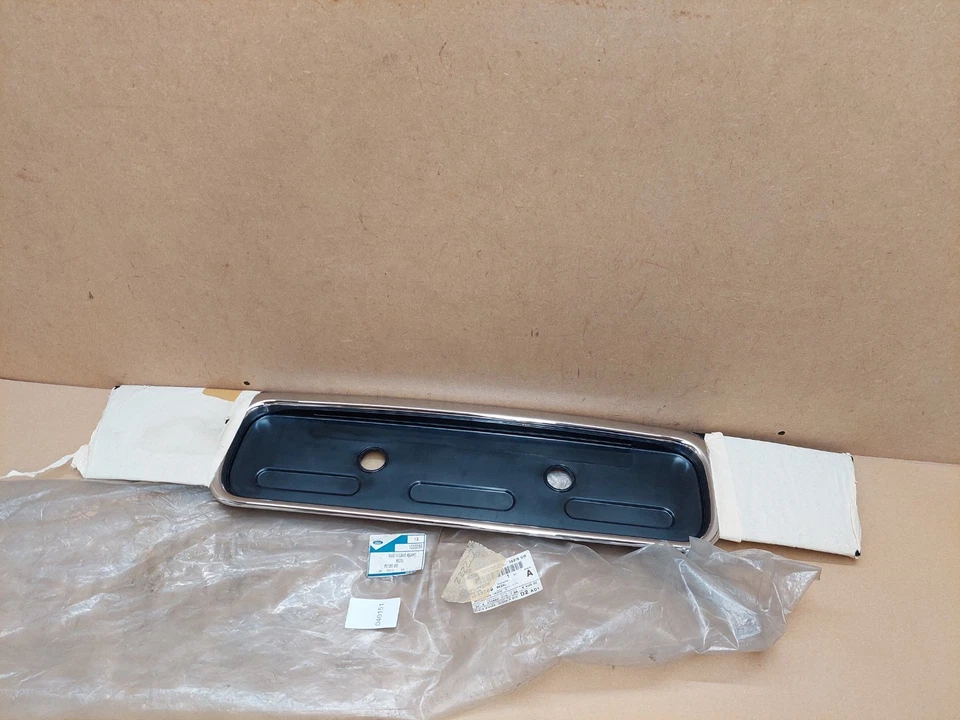 Borde de placa de matrícula trasera Ford Escort 1995-2007 1033289 genuino NUEVO Foto 2 de 4