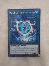 Yugioh G Golem Crystal Heart BLCR-EN042 Ultra Rare 1st