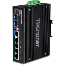 Image of TRENDnet TI-UPG62 6 port hardened Industrial Gigabit Ultra PoE+ Switch