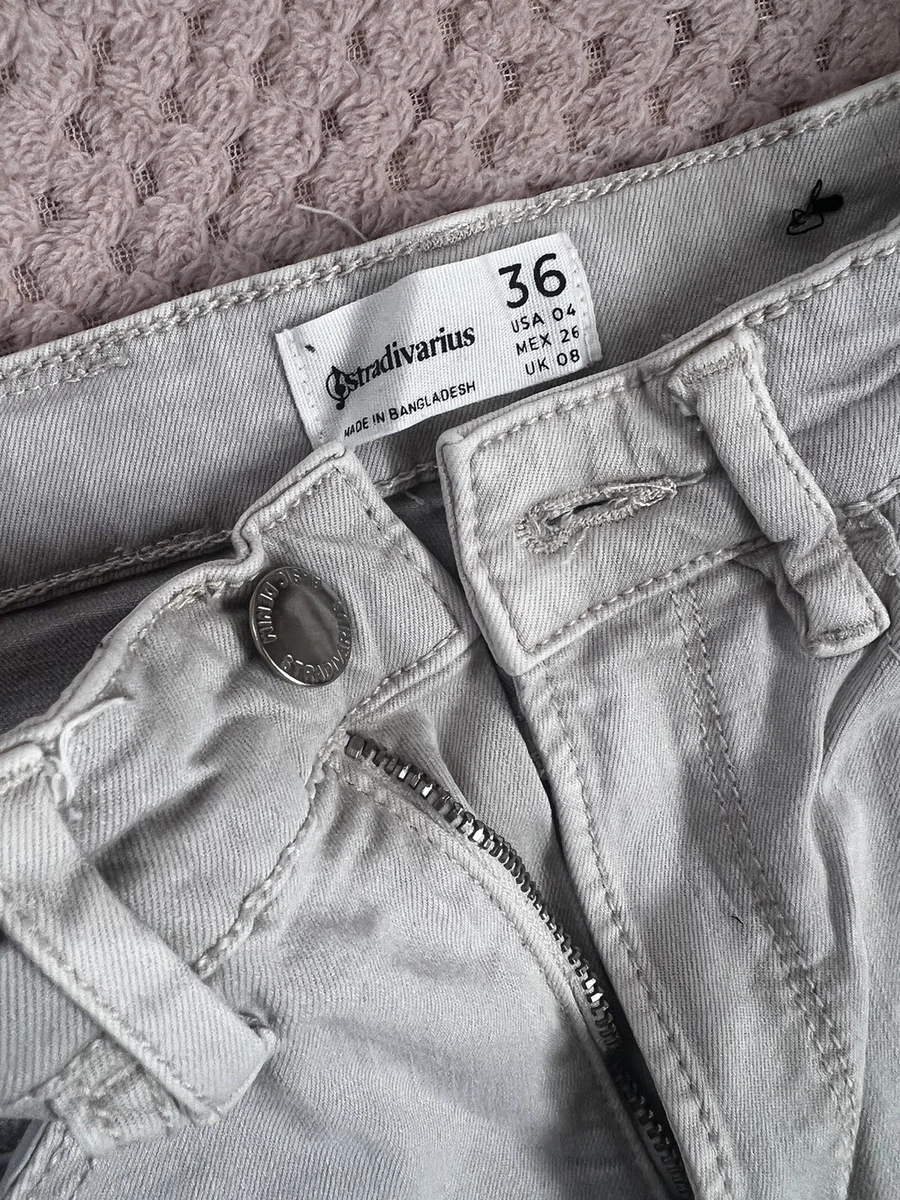 stradivarius Beige Skinny jeans Size 36 eBay