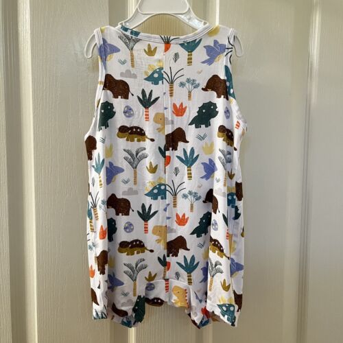 Angel Dear Cute Dino Dinosaur Shortie Romper Bamboo Boys Size 12-18 Months NWT - Picture 8 of 11