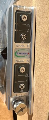 SuperMicro MCP-290-82701-0V SC827 Front Left Handle (Node A & B),RoHS/REACH,PBF
