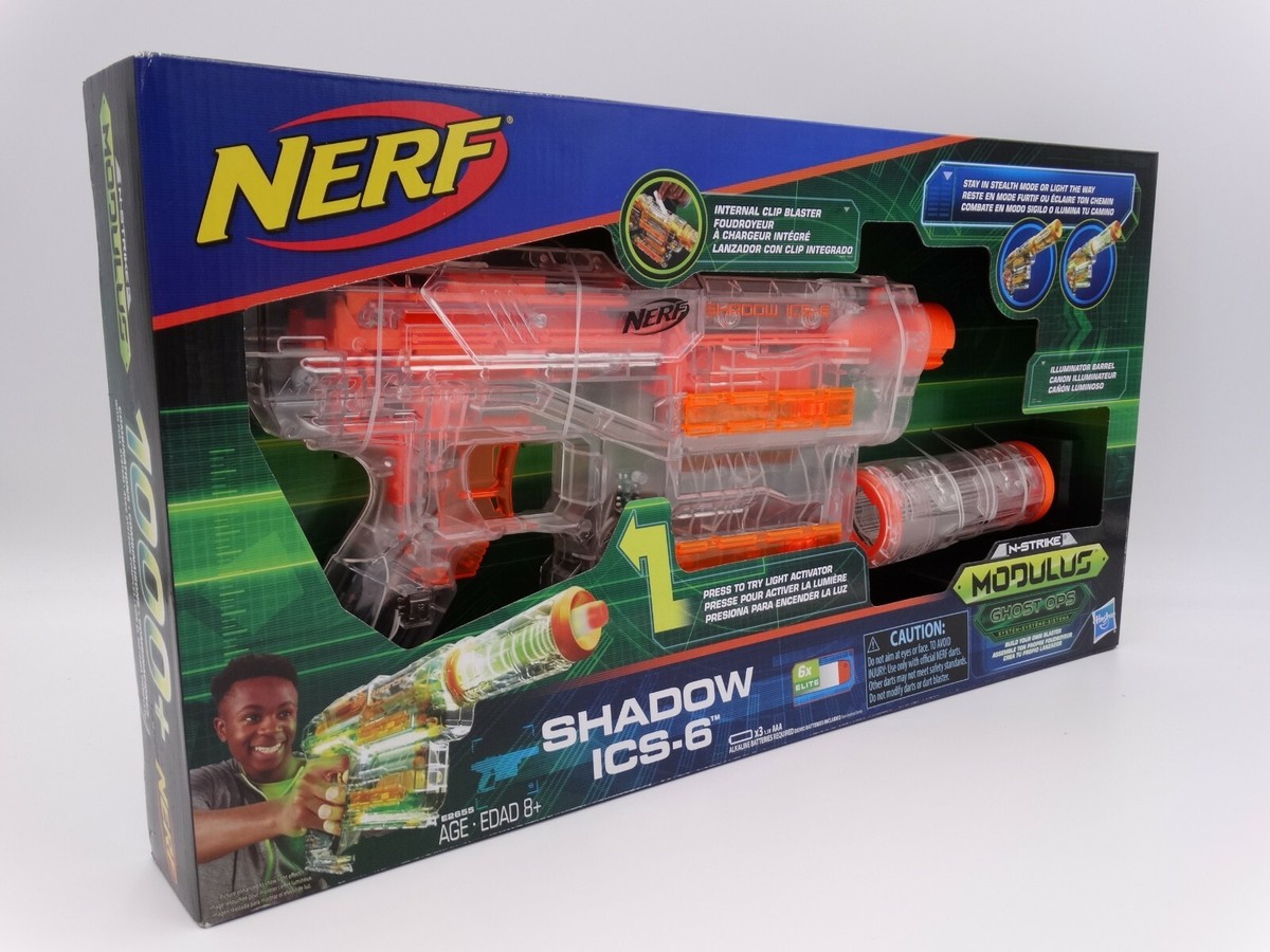 NERF SHADOW ICS-6 Modulus Ghost Ops N-Strike NEW IN BOX | eBay