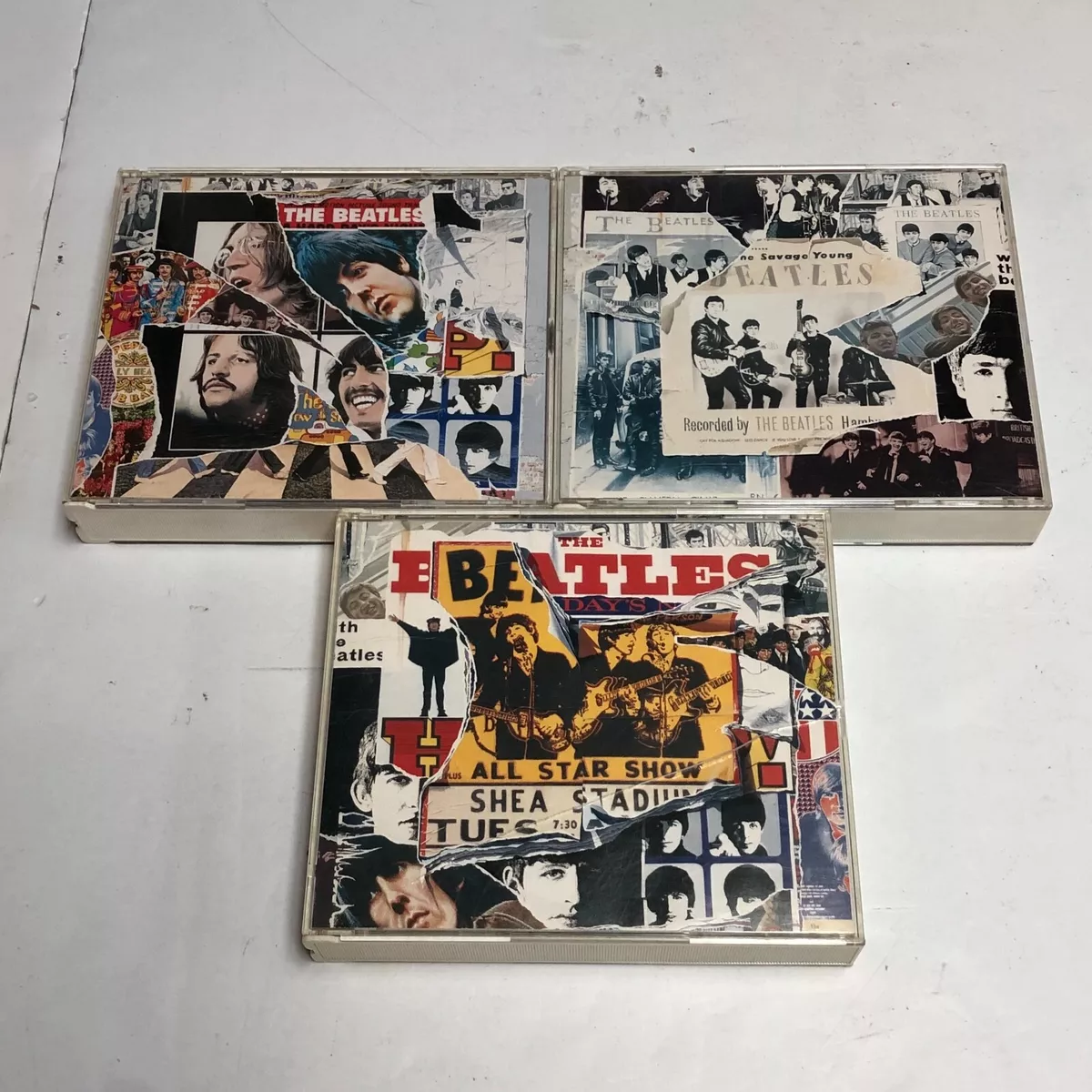 THE BEATLES ANTHOLOGY 1, 2 and 3 - Complete Double Box Sets with Booklets