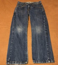 Levis 514 Slim Straight Jeans Youth Boys Size 8 Reg 24 X 22 Medium Wash Denim
