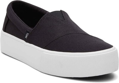 Toms Damen-Sneaker Alpargata Fenix schwarz-Canvas (UK_1,5) brandneu