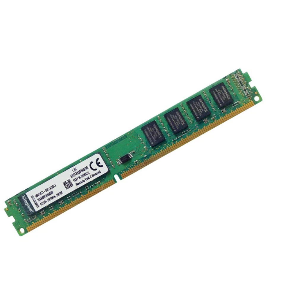 Kingston 16GB Kit 4x4GB PC3-10600U DDR3 1333MHz KVR1333D3N9/4G Desktop Memory AB - Image 4 of 4