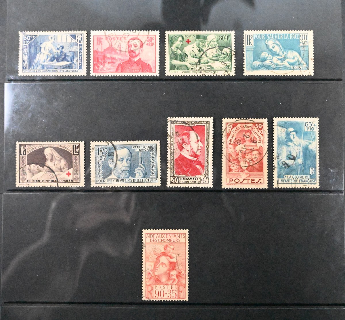 France 10 Semi-Postals VF Used Stamps Pre-1939 Cat $52 | eBay