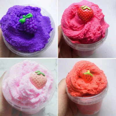 PLAY-DOH SLIME FLUFFY CHILDREN GIFT PLASTICINE LEARNING HOLIDAY TOY CLAY PACK 100 GRAM