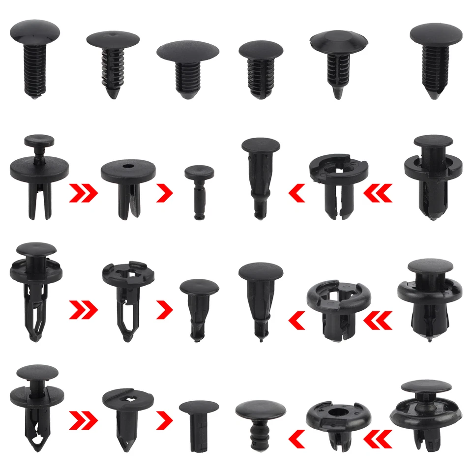 Para Pontiac Trans Sport 1993-En Guardabarros Parachoques Sujetador Retenedor Clips Pin Empujador Foto 3 de 4