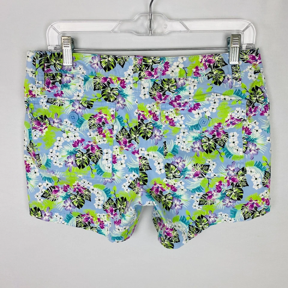 Pantalones Cortos Chinos Victoria's Secret Para Mujer Bonitos Estampado Floral de Hojas Bloomcore 6 Foto 4 de 4