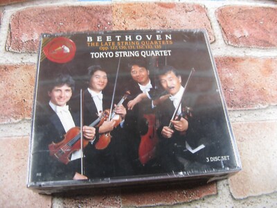 Tokyo String Quartet Beethoven: Late String Quartets 3 CD NEW (Crack on case)