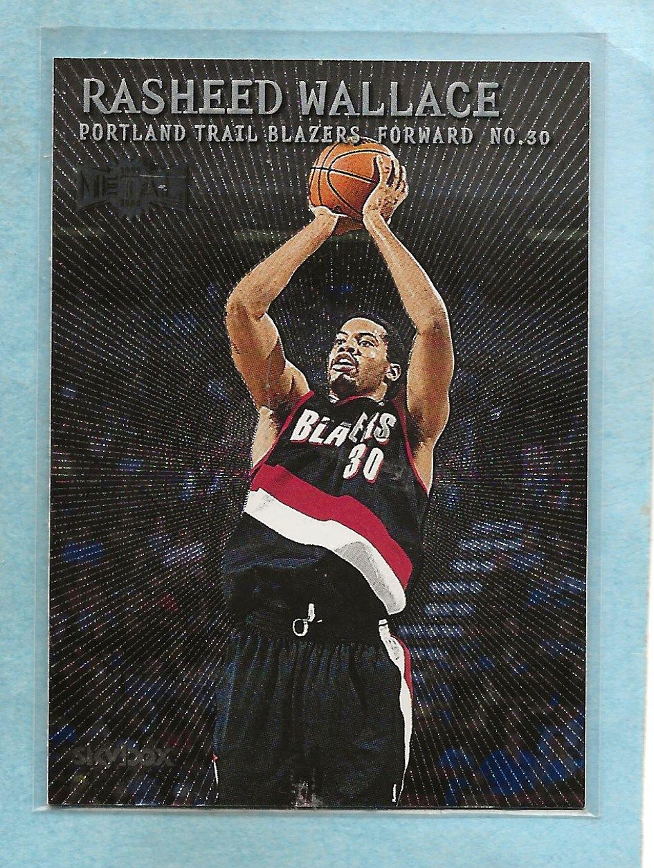 RASHEED WALLACE - 1999-00 Skybox Metal - #97 - Trail Blazers - MINT