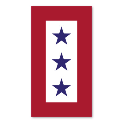 #ad #ad Blue Star Service Flag 3 Star Magnet $3.49