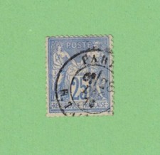 Stamp: France, 1876/81, 25C., allegory, Mi63, canceled, condition see scan
