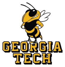 Georgia Tech Yellow Jackets Logo - Die Cut Laminated Vinyl Sticker/Decal NCAA