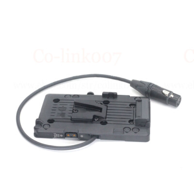 IDX P-V2 battery hanging board to XLR 4 pin female for Sony Camera monitor power