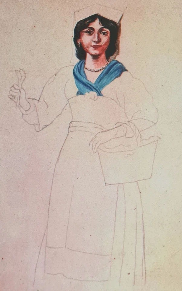 PABLO PICASSO * Italian Woman * 38 x 28 cm * signed lithograph*limited # xx/250 - Bild 3 von 4