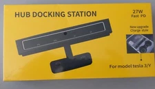 New Tesla Model 3/Y Docking Station USB Multiport HUB Expansion Dock Conversion 