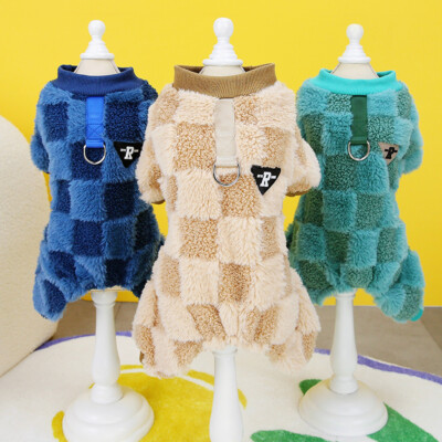 Cute Pet Dog Four-Legged Clothes Pajamas Coat Jumpsuit For Puppy Small Dog Pet E - Foto 2