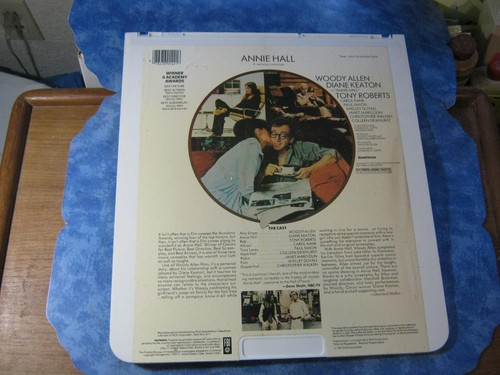 CED VideoDisc ANNIE HALL Woody Allen & Diane Keaton RCA SelectaVision 1981 - Picture 2 of 2