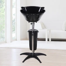 Shampoo Chair Bowl Sink Unit Station Spa Salon Beauty Equipment 55*55*103-139cm