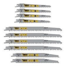 10-Pack SabreCut Wood Reciprocating Saw Blades - Fits Bosch, DeWalt, Makita