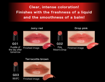 Kanebo Japan Kate Lip Monster Super Glossy Rouge Lipstick 5 Colors