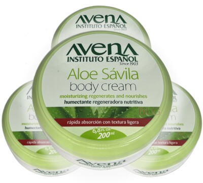 AVENA Instituto Espaol Moisturizing ALOE VERA Body Skin Lotion Cream  6.8oz-4Pac | eBay