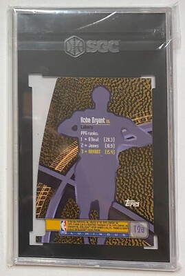 1998-99 Kobe Bryant Topps Stadium Club Triumvirate Luminous SGC 9 