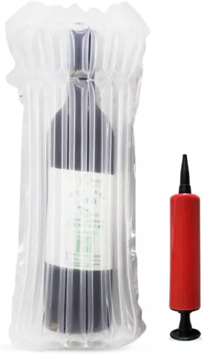 Wine Bottle Travel Protector Bags, Monkkino 8 Packs Inflatable Bubble Cushion Wr