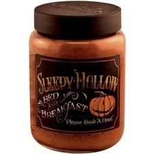 NEW Primitive JAR CANDLE SLEEPY HOLLOW CINNAMON CLOVE 26 ounce Halloween Fall