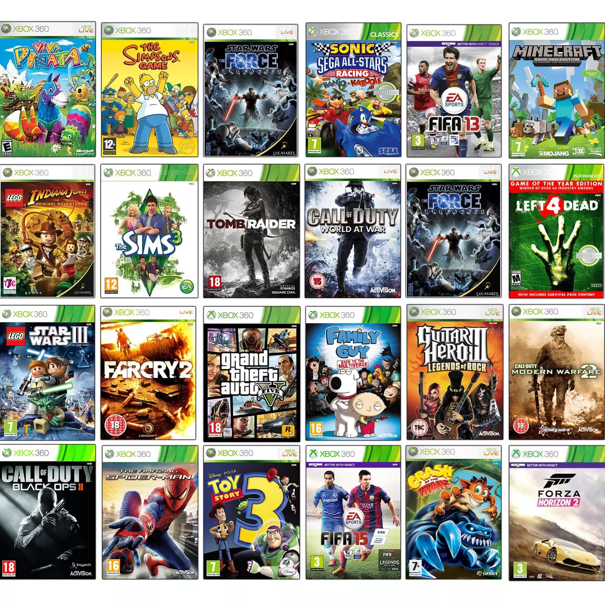 Xbox 360 Games  LEGO - CALL OF DUTY - GTA 5 - Multi Buy Offer