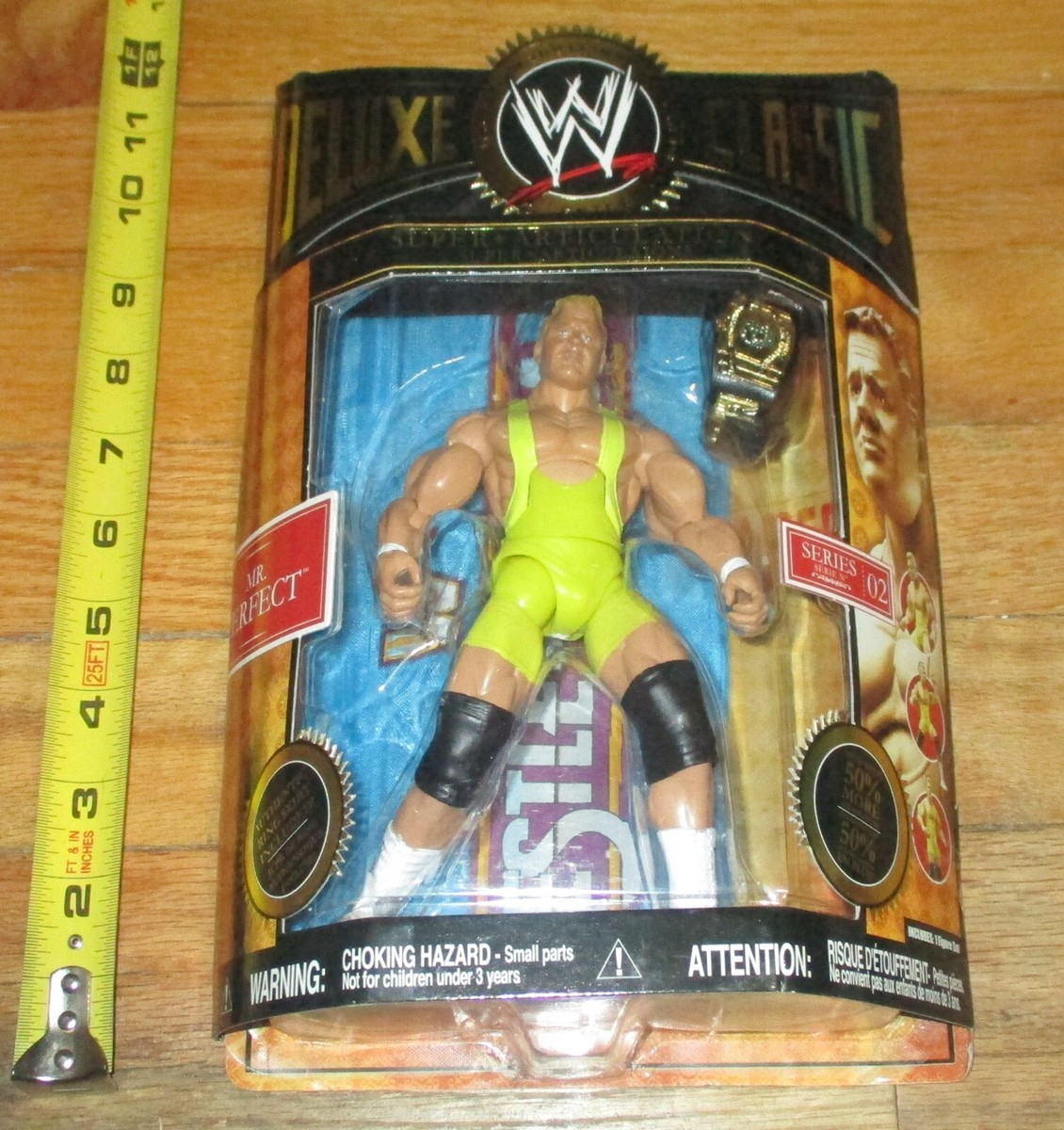 Mr. Perfect✕2 WWF WWE Jakks Mr Perfect Curt Hennig Deluxe Classic