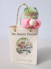Beatrix Potter Mr Jeremy Fisher Clip On W/ Bag 1987