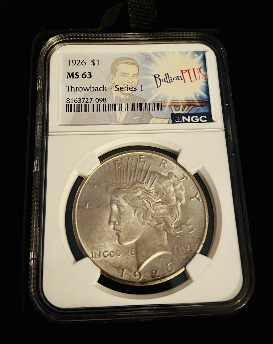 MS 63 Graded 1926 Year Peace Dollars (1921-1935) for sale | eBay