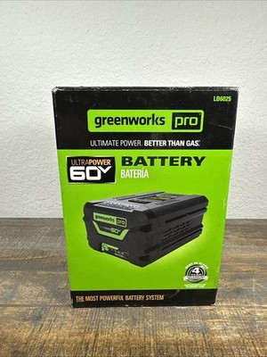 GreenWorks Pro 60V 2.5 Ah Lithium Battery LB6025