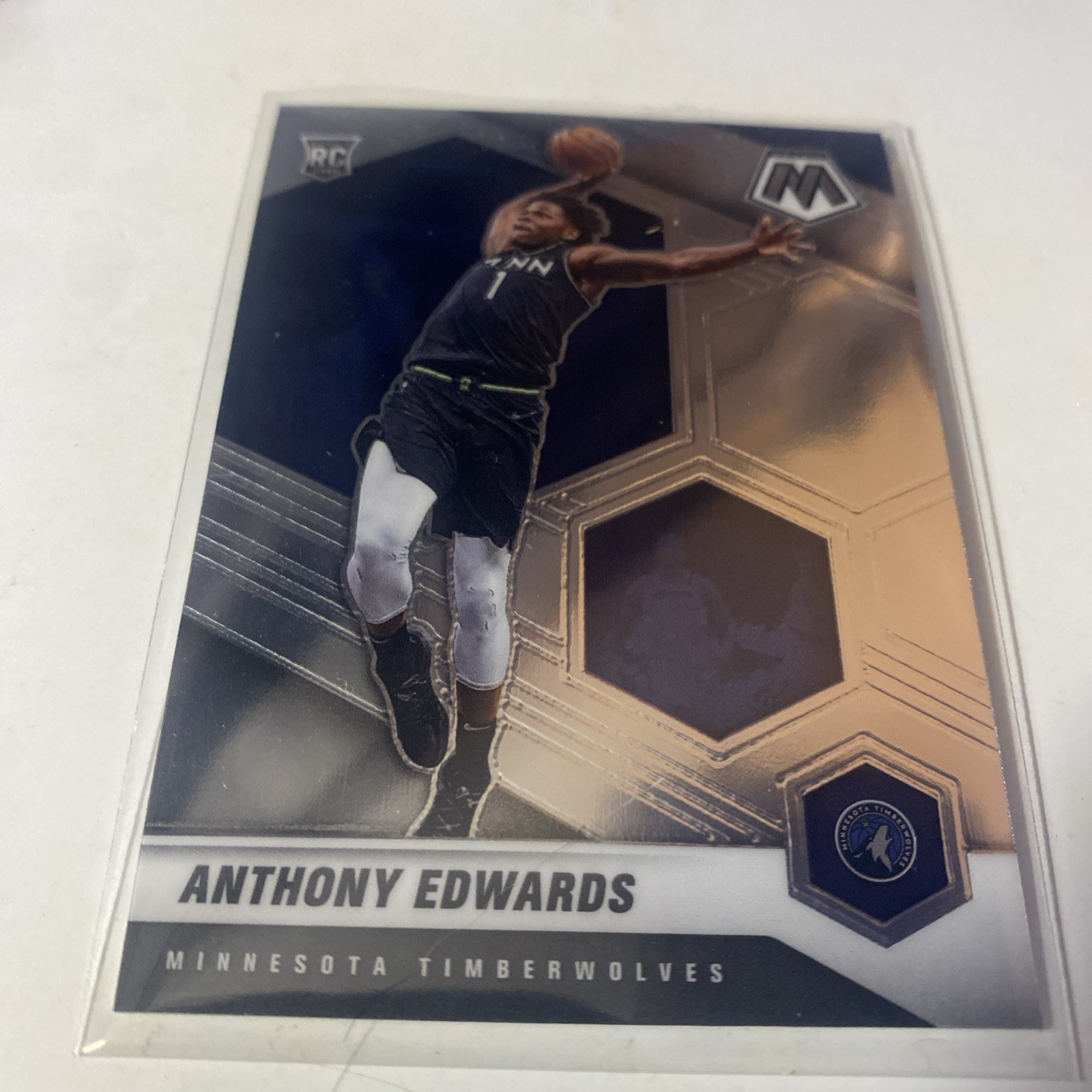 2020-21 Panini Prizm Rookie Card Anthony Edwards Minnesota Timberwolves RC
