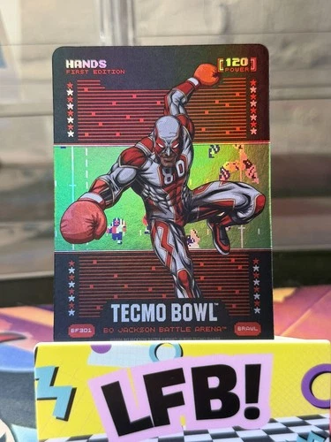 Bo Jackson Battle Arena JERRY RICE HANDS Red Battlefoil Brawl BF301