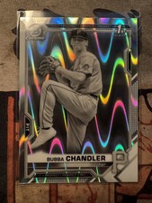 2021 1st Bowman Chrome Draft Black & White Raywave Bubba Chandler #BDC-41
