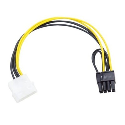 Molex to Graphics Card Power Cable, Molex IDE LP4 4-Pin Male to PCI Express 8 