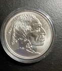 1 oz 999 Silver Round Buffalo Design Elemental Mint Coin