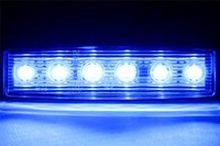 Seitenblinker Licht LED Blau Universal Blinker AnhäNger Lkw 12V 6 LED