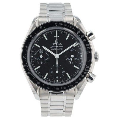 Omega Speedmaster Reduced Steel Black Dial 39mm Automatic Men s Watch 3510.50