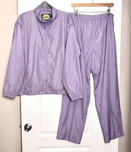Cabela’s Women’s Windbreaker Tracksuit 2 Piece Set Size XL Jacket & Pants Lilac
