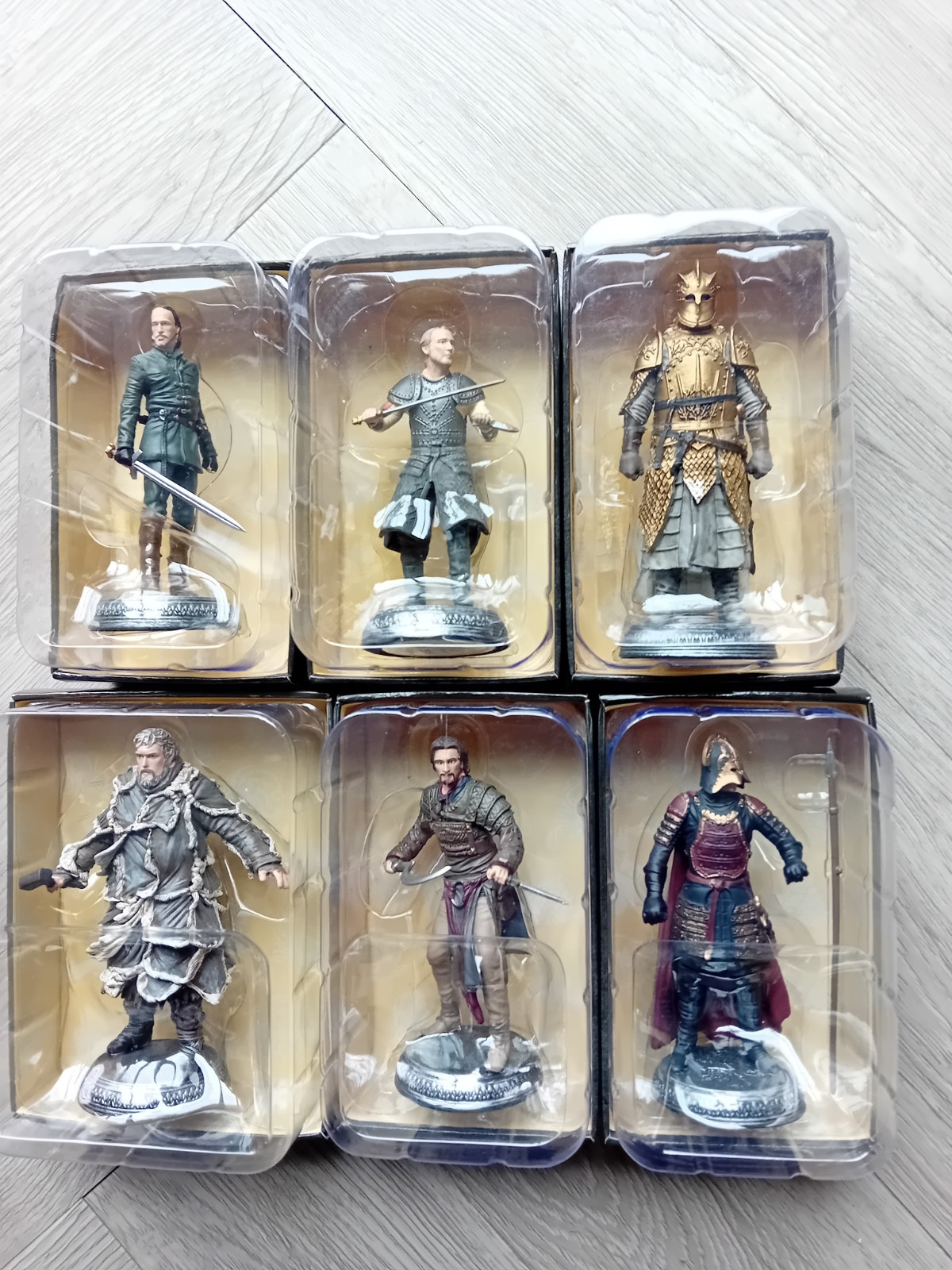 Eaglemoss Juego de Tronos Figura Colección 6 Nuevo Montaña, Marrón, Jorah, Bronn