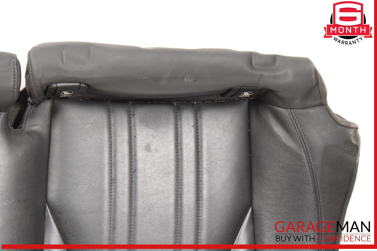 14-22 Maserati Ghibli M157 Rear Seat Cushion Lower Bottom Black OEM